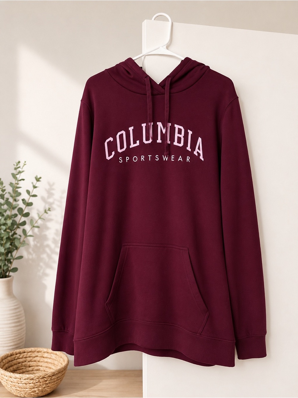 Columbia Women's Burgundy Pullover Hoodie